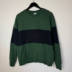 NIKE Two Tone Embroidered Crewneck Sweatshirt