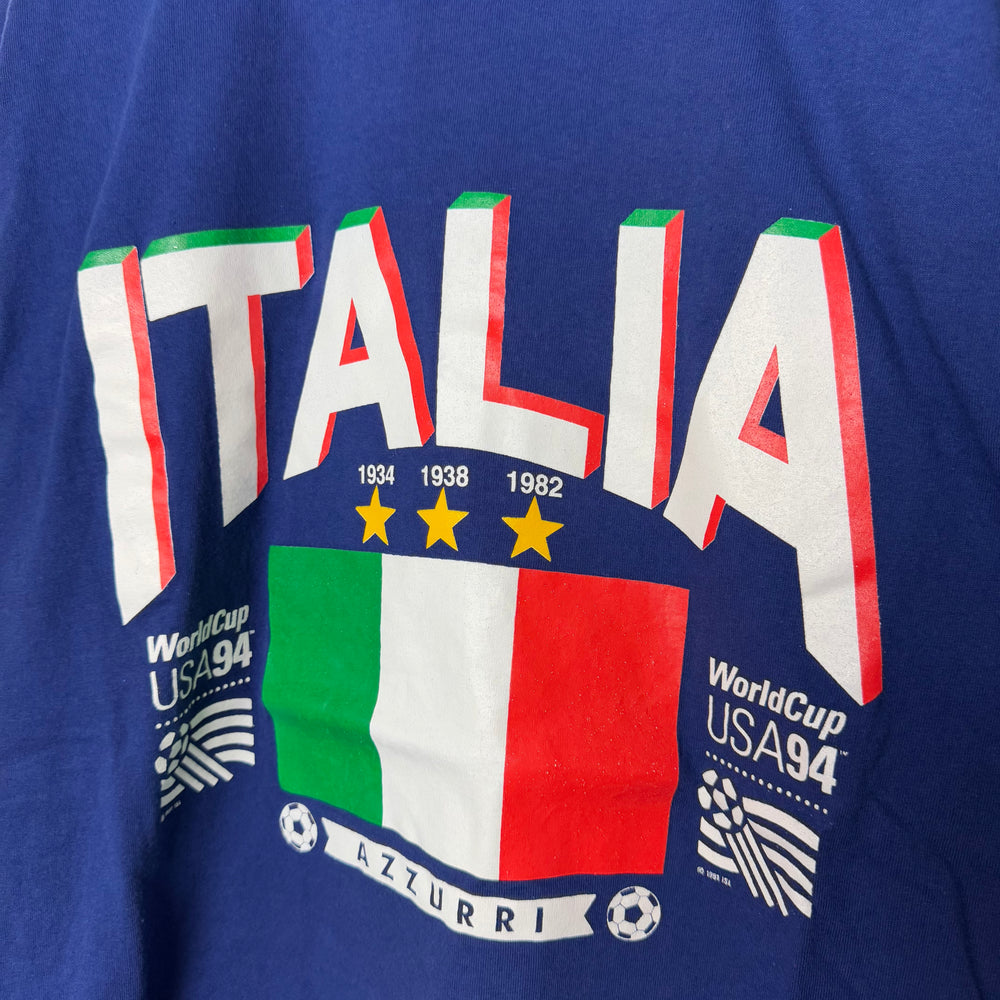 Vintage 1994 ITALIA World Cup Soccer Tshirt