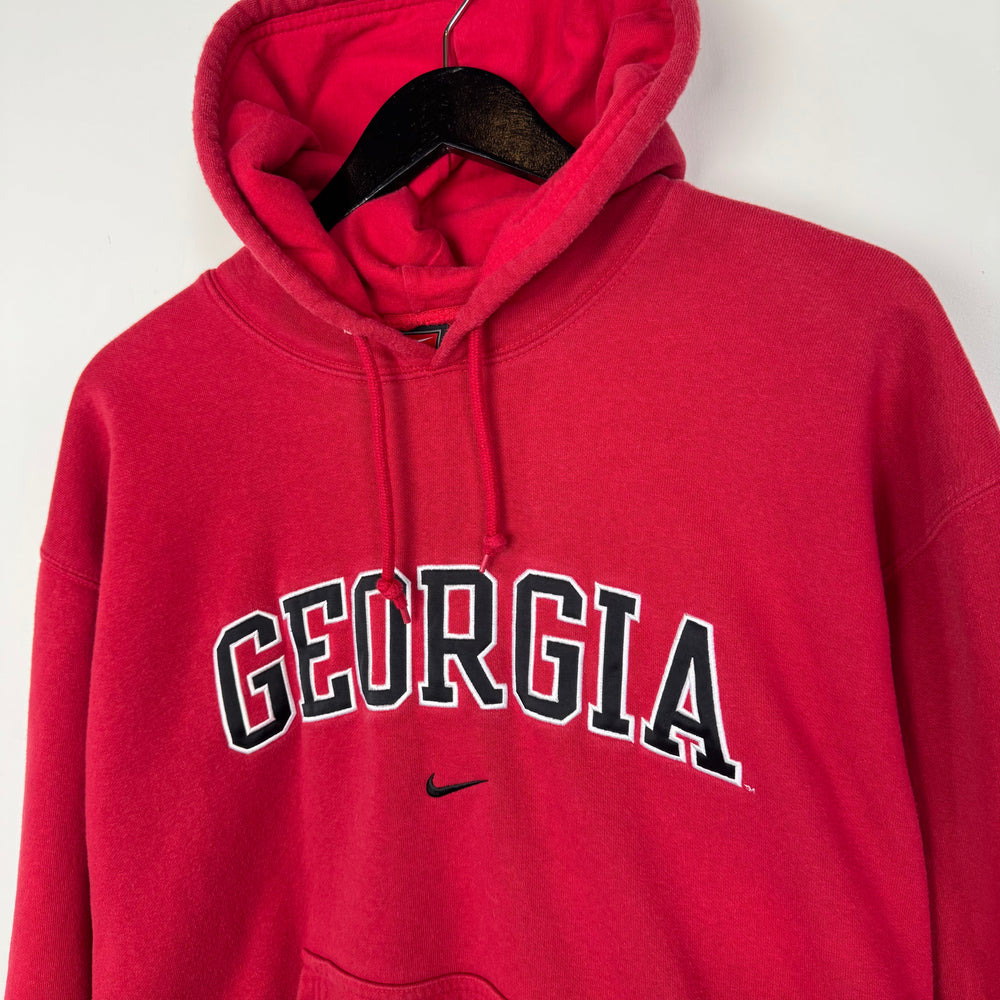 University of GEORGIA Bulldogs NIKE Middle Swoosh Varsity Hoodie Sweatshirt