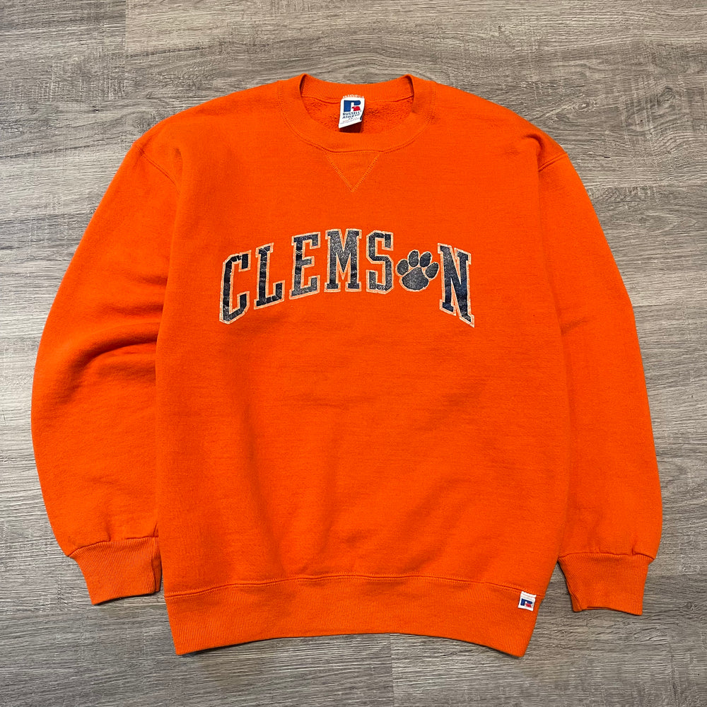 Vintage 90's CLEMSON University Russell Athletic Varsity Sweatshirt
