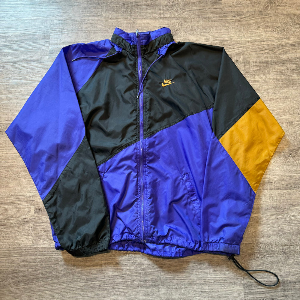 Vintage 90's NIKE Grey Tag Windbreaker Jacket