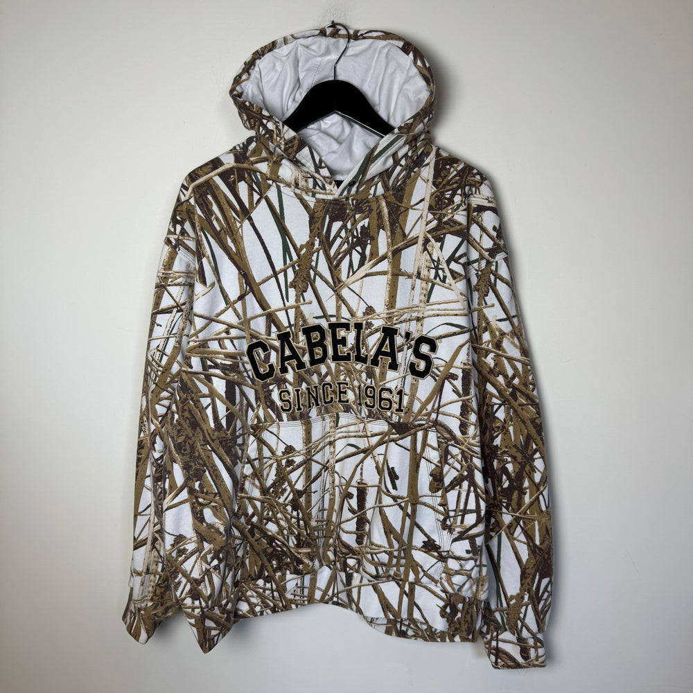 CABELA'S Heavy Camo Hoodie Sweatshirt