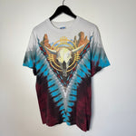 Vintage 1992 LIQUID BLUE Desert Wildlife Tie Dye Tshirt
