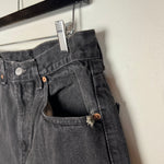 Vintage LEVI'S Black Denim Shorts