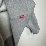 SUPREME F/W 2022 Black on Grey Box Logo Crewneck Sweatshirt