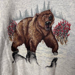 Vintage 90's Grizzly Bear WILDLIFE Sweatshirt