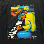 Vintage 1994 NEW ORLEANS JAZZ Playing for Tips Tshirt