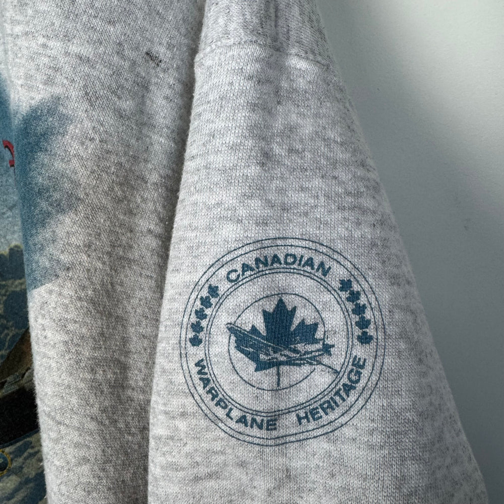 Vintage 90's HALIFAX War Plane Sweatshirt