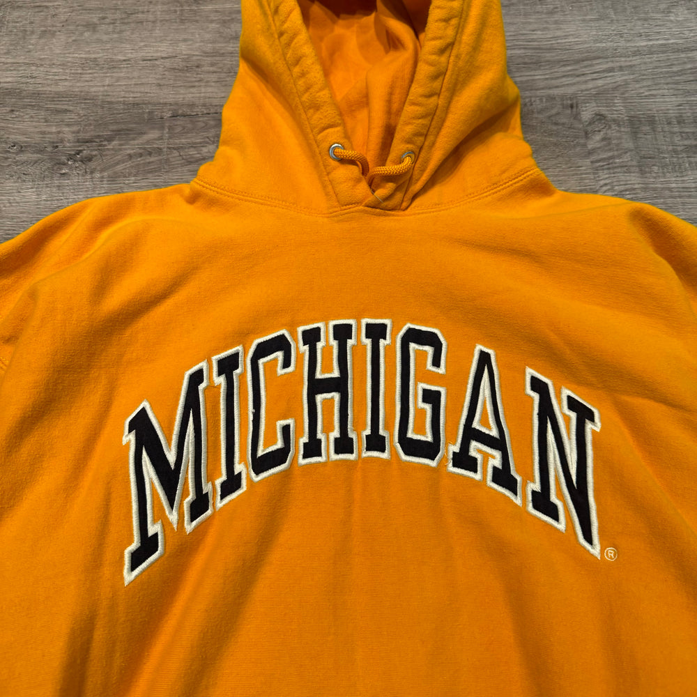 Vintage University of MICHIGAN Varsity Hoodie Sweatshirt