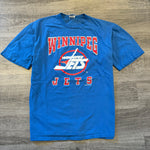 Vintage 1990 NHL Winnipeg JETS Tshirt