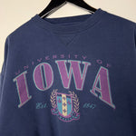 Vintage 90's University of IOWA Hawkeyes Varsity Sweatshirt