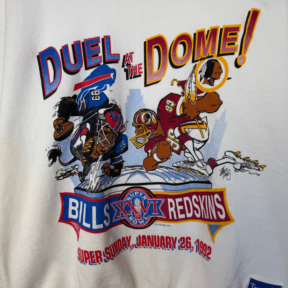 Vintage 1992 NFL Buffalo BILLS Vs. Washington Redskins Sweatshirt