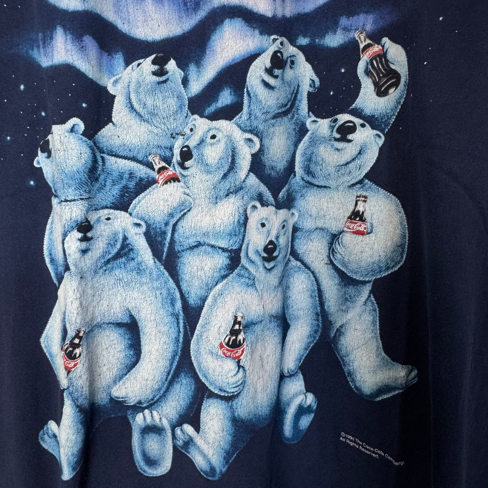 Vintage 90's COCA-COLA Polar Bear Tshirt