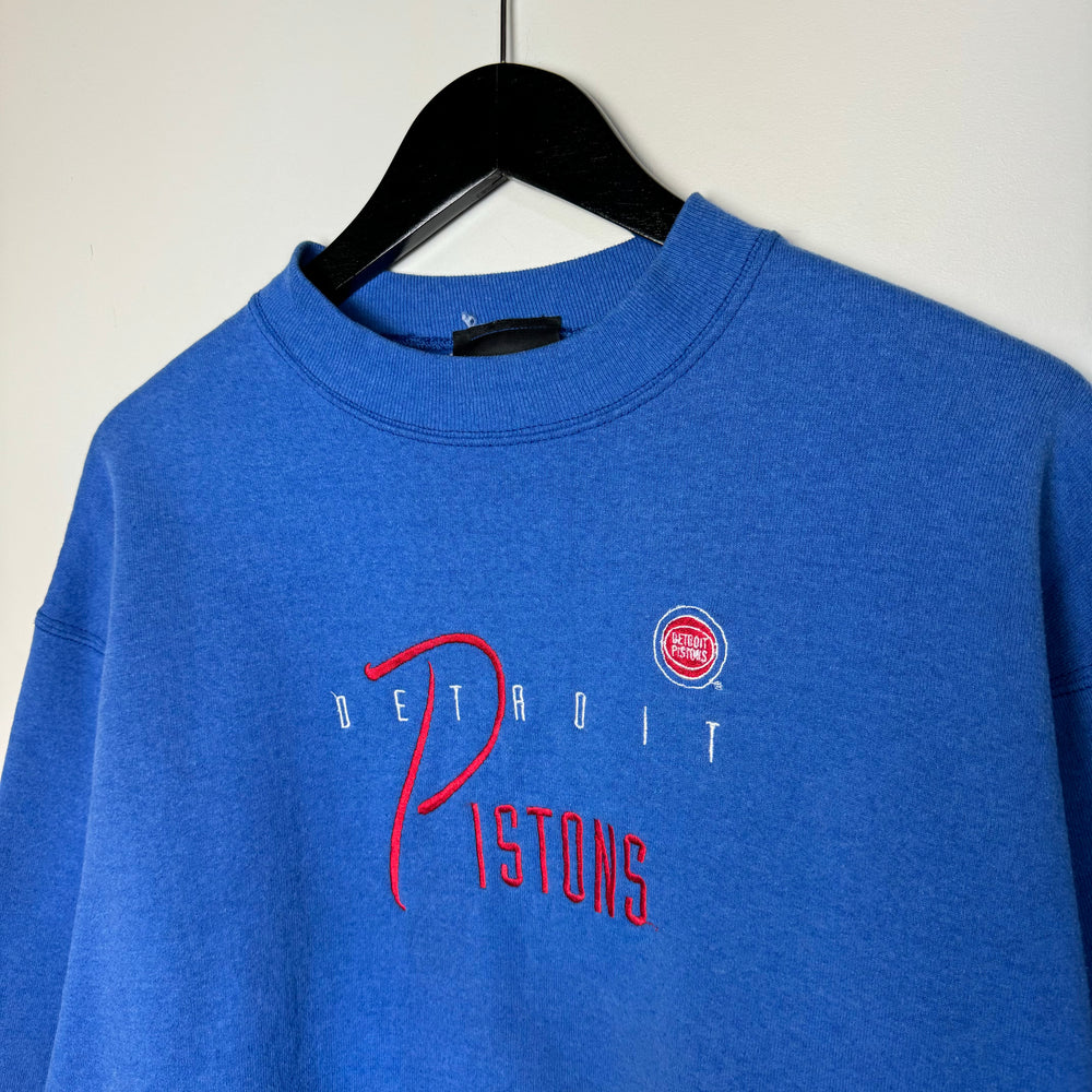 Vintage 90's NBA Detroit PISTONS Embroidered Sweatshirt