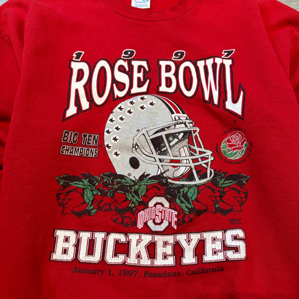 Vintage 1997 ROSE BOWL Ohio State University Varsity Sweatshirt