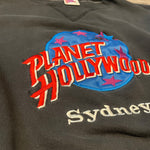 Vintage 1991 PLANET HOLLYWOOD Sydney Australia Crewneck Sweatshirt