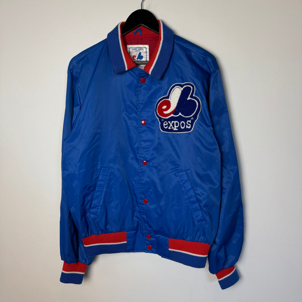 Vintage 1980's MLB Montreal EXPOS Satin Jacket