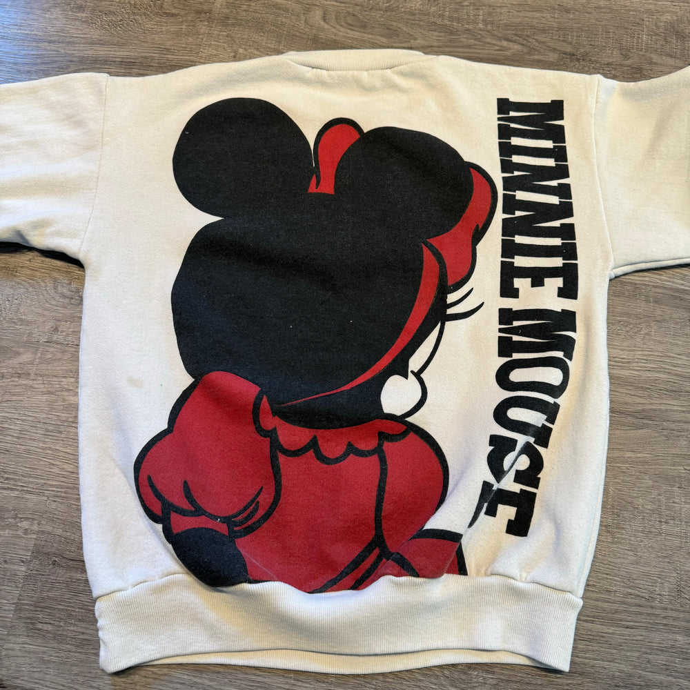 Vintage 90's DISNEY Minnie Mouse Jumbo Print Sweatshirt