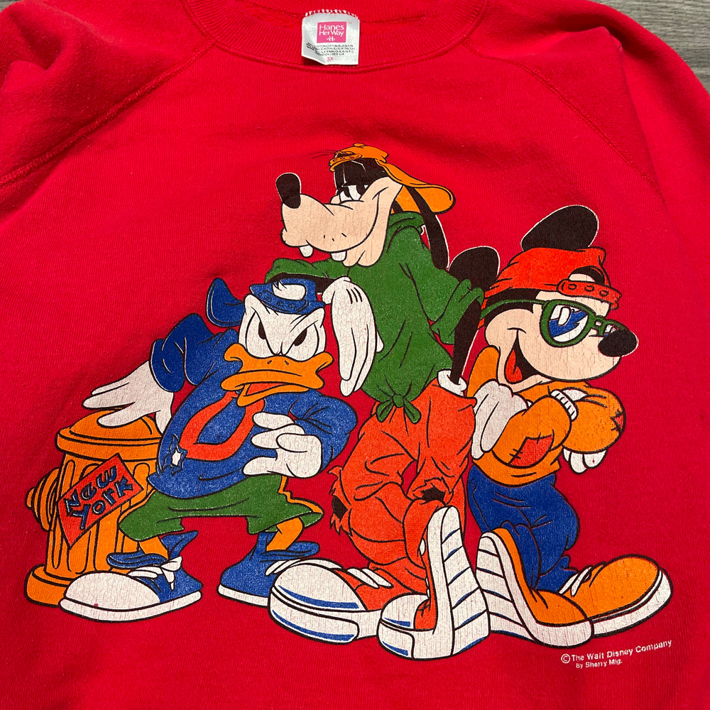 Vintage 90's DISNEY New York Characters Sweatshirt