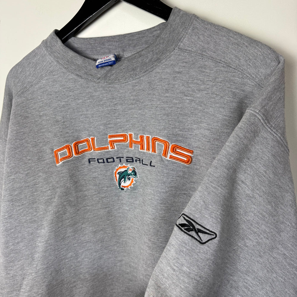 Vintage NFL Miami DOLPHINS Reebok Sweatshirt