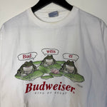 Vintage 90's BUDWEISER Frog Lily Pad Promo Tshirt