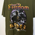 Vintage SONGS OF FREEDOM African Leaders Tshirt