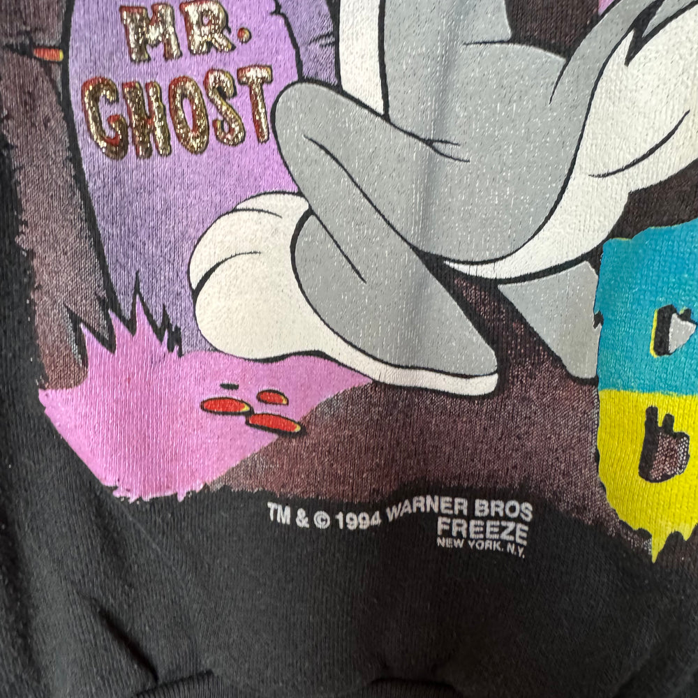 Vintage 1994 LOONEY TUNES Midnight Bash Halloween Sweatshirt
