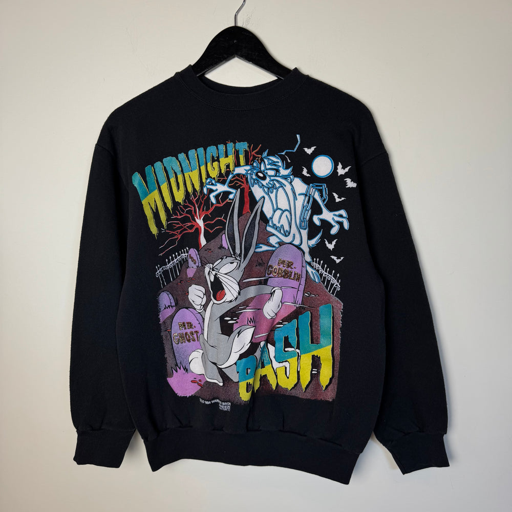 Vintage 1994 LOONEY TUNES Midnight Bash Halloween Sweatshirt