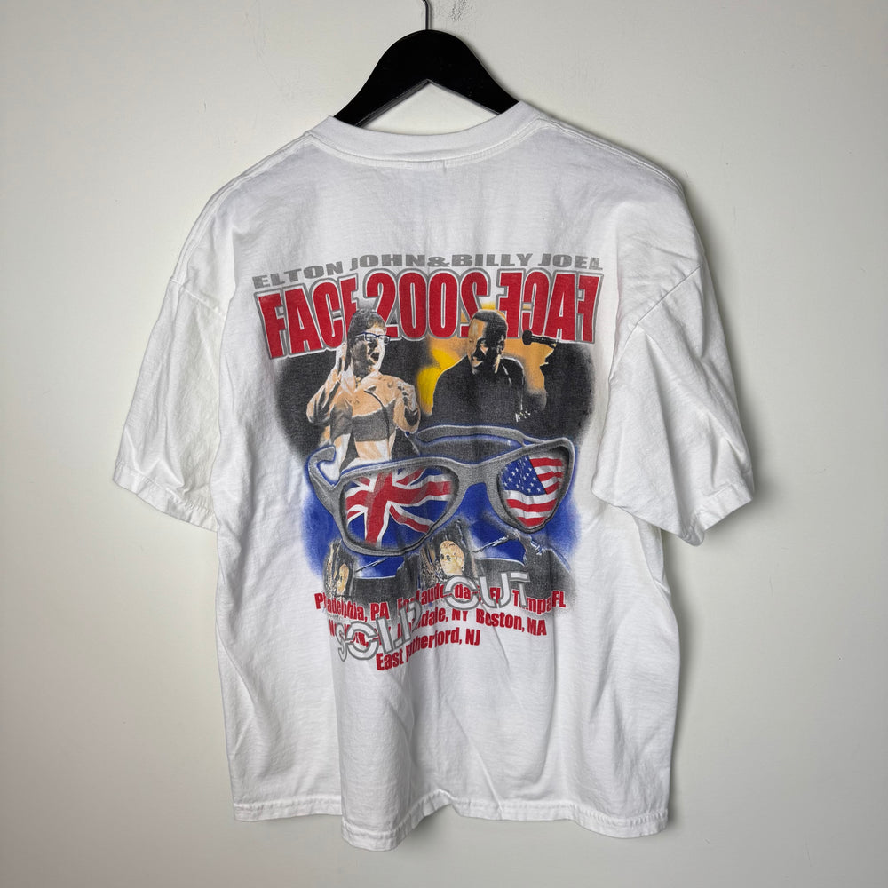 Vintage 2002 ELTON JOHN & Billy Joel Band Tshirt