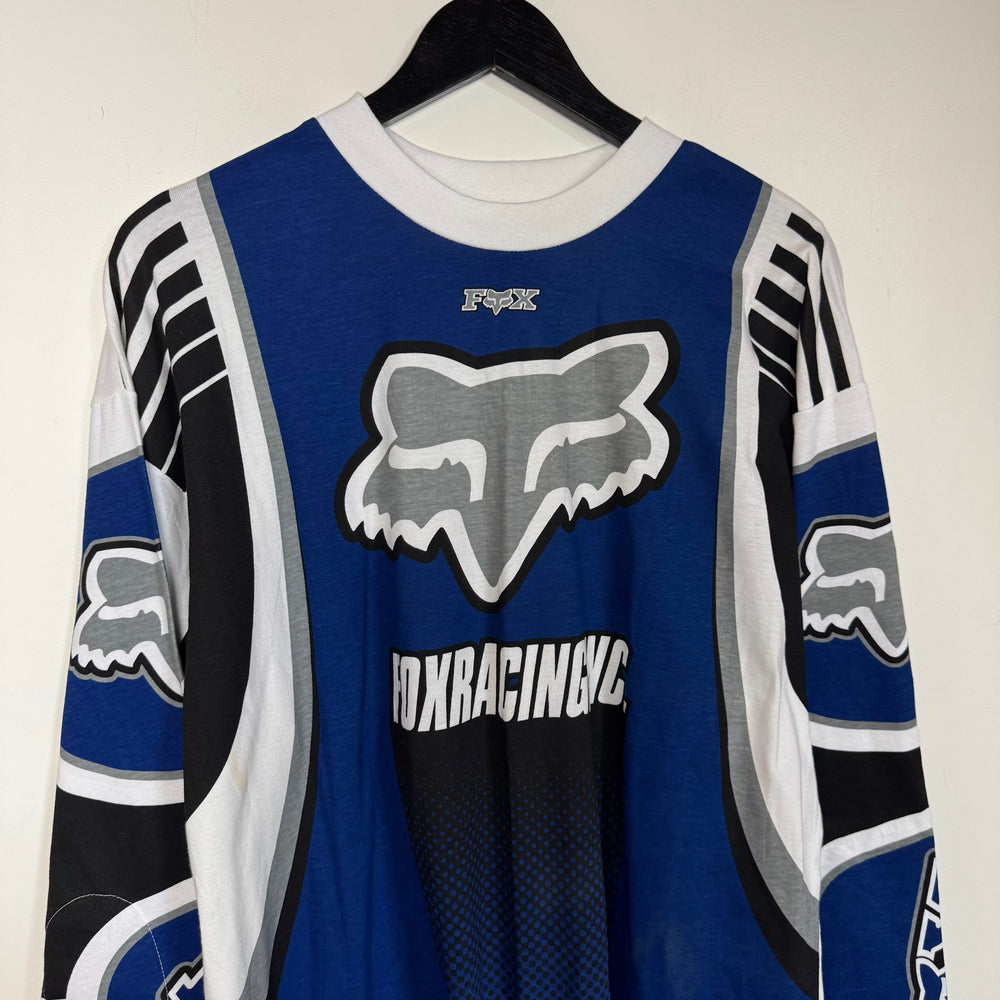 Vintage FOX RACING Long Sleeve Jersey Tshirt