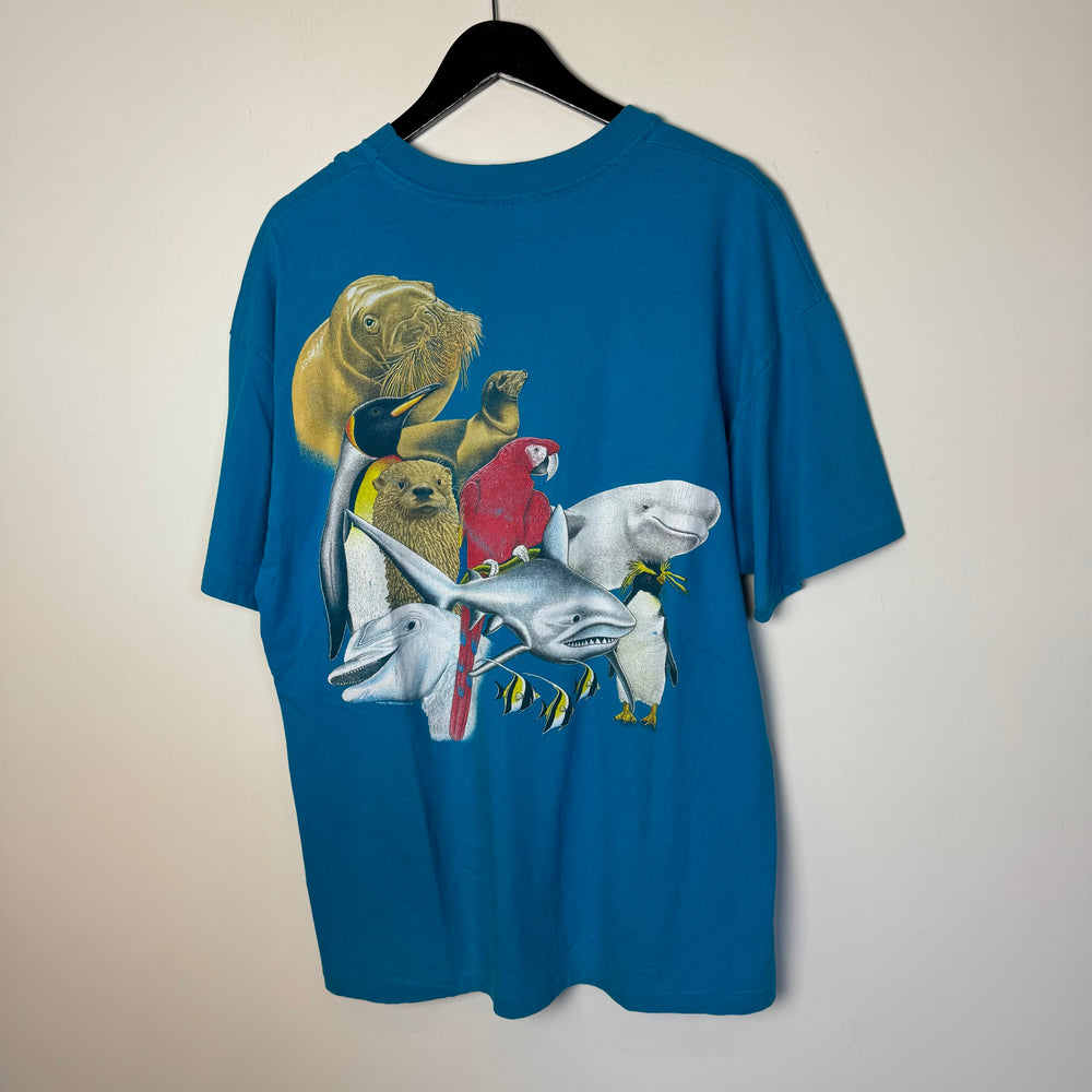 Vintage 1987 Sea World ANIMALS Tshirt