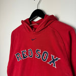 Vintage MLB Boston RED SOX Nike Swoosh Hoodie Sweatshirt