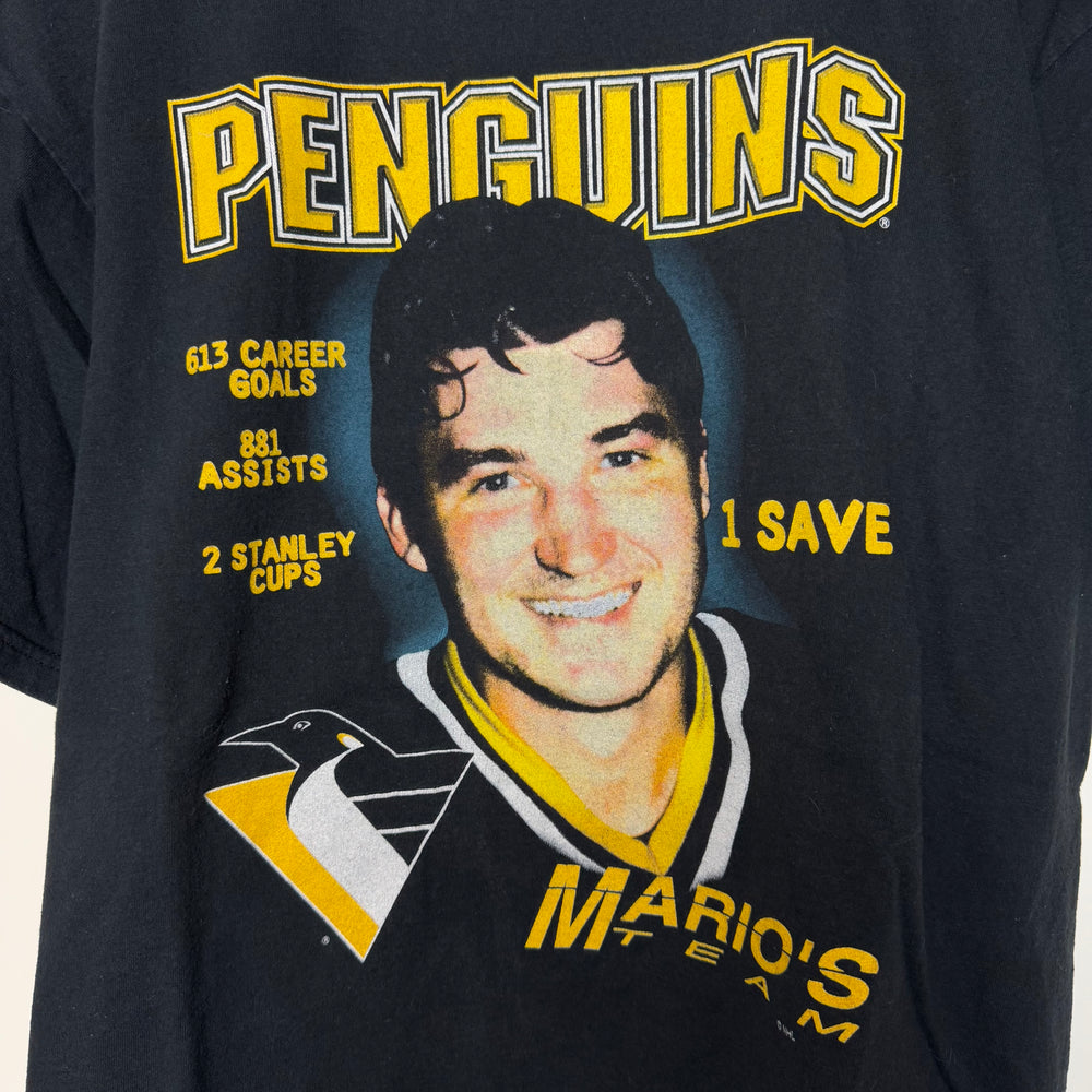 Vintage 90's NHL Pittsburgh PENGUINS Mario Lemieux Tshirt