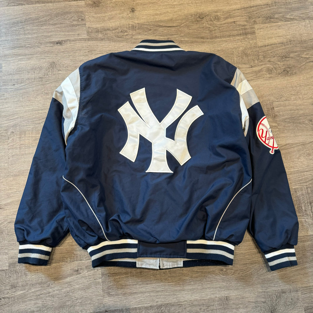 Vintage MLB New York YANKEES Reversible Bomber Jacket