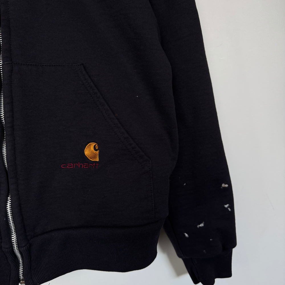 Vintage 90's CARHARTT Thermal Lined Hoodie Sweatshirt