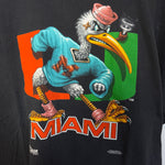 Vintage 90's University of MIAMI Hurricanes Varsity Tshirt