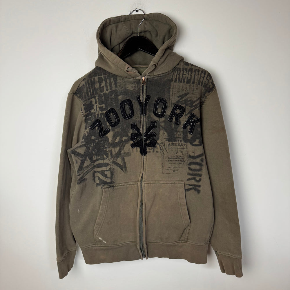 Vintage ZOO YORK Skateboarding Hoodie Sweatshirt