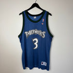 Vintage 90's NBA Minnesota TIMBERWOLVES Marbury Champion Jersey