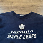Vintage 90's NHL Toronto MAPLE LEAFS Embroidered Sweatshirt