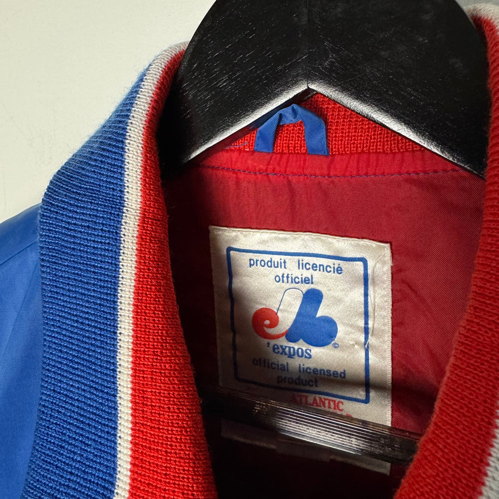 Vintage 1980's MLB Montreal EXPOS Satin Jacket