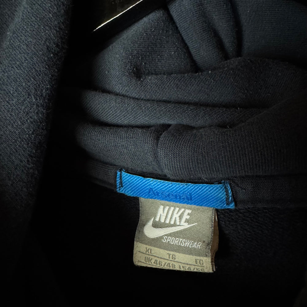 Vintage NIKE Arsenal Soccer Football Hoodie Sweatshirt