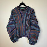 Vintage 90's TUNDRA 3D Cable Knit Sweater