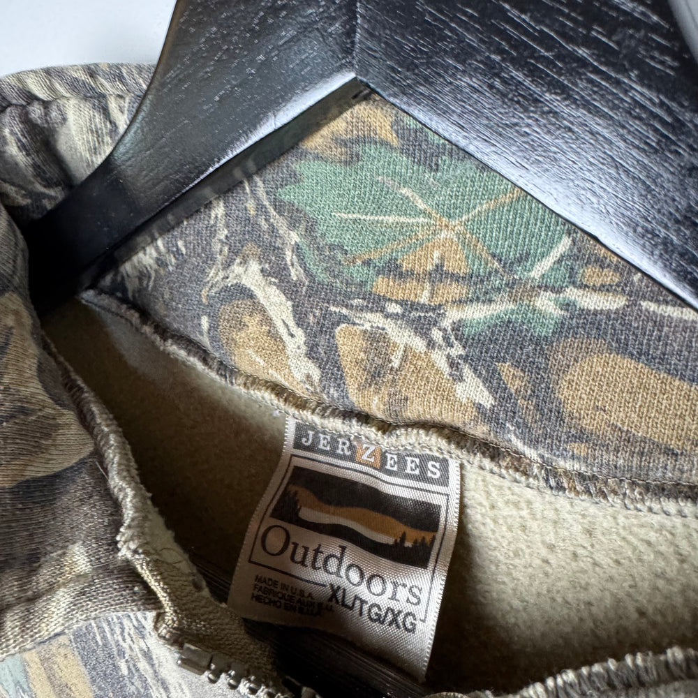 Vintage 90's CAMO 1/4 Zip Sweatshirt