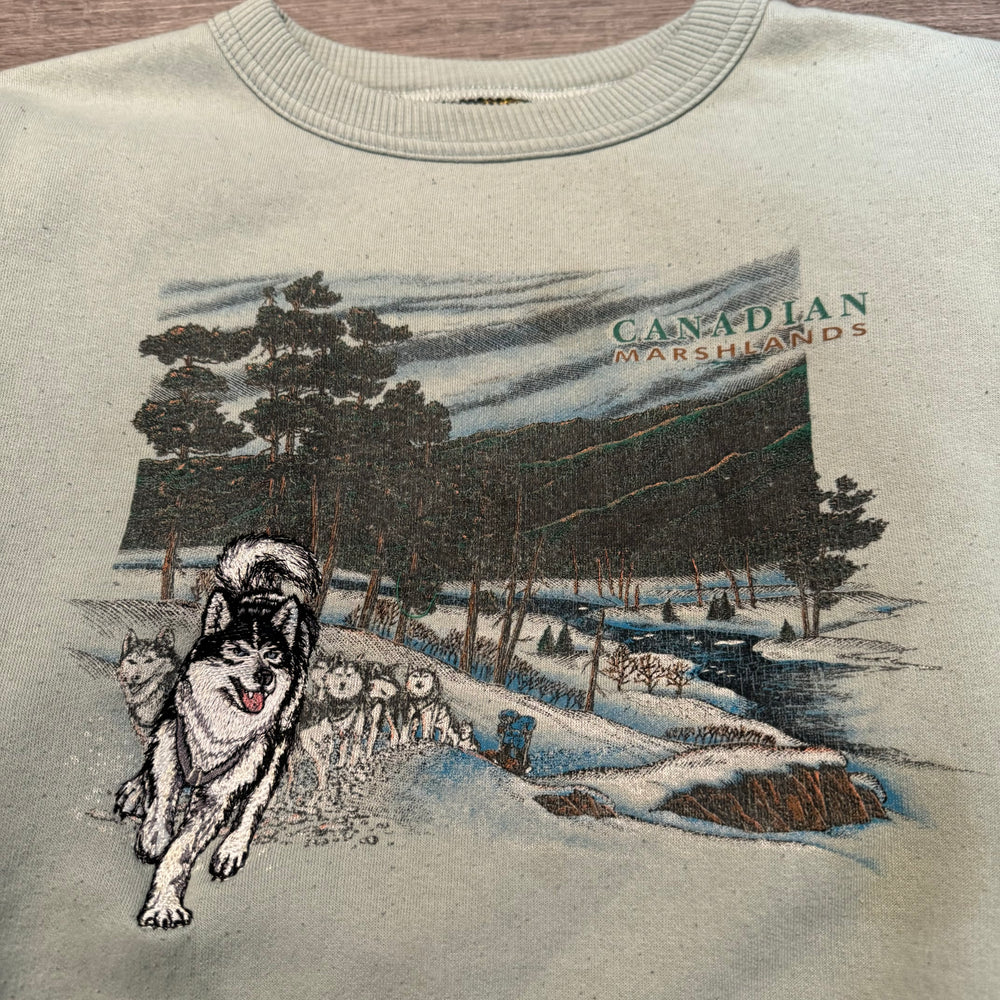 Vintage 90's Canadian Marshlands WILDLIFE Sweatshirt