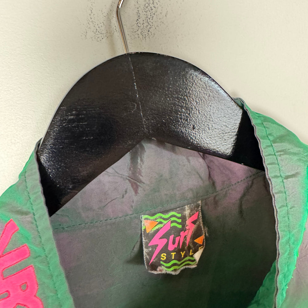 Vintage 90's SURF STYLE Iridescent Windbreaker Jacket