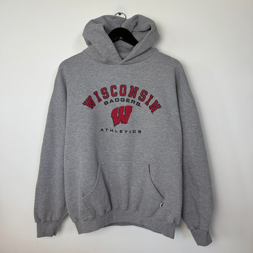 Vintage University of WISCONSIN Varsity Hoodie Sweatshirt