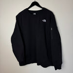 THE NORTH FACE Crewneck Nylon Overlay Sweatshirt