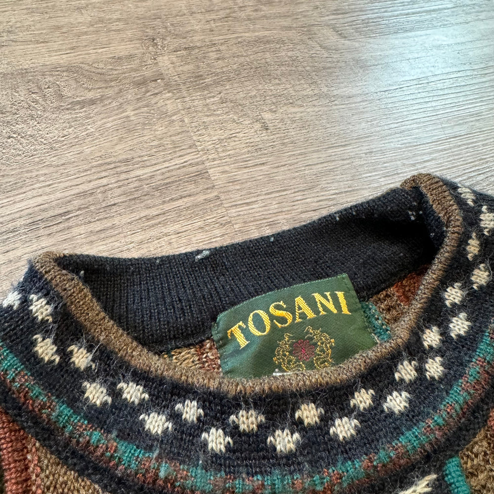 Vintage 90's TOSANI Cable Knit Sweater