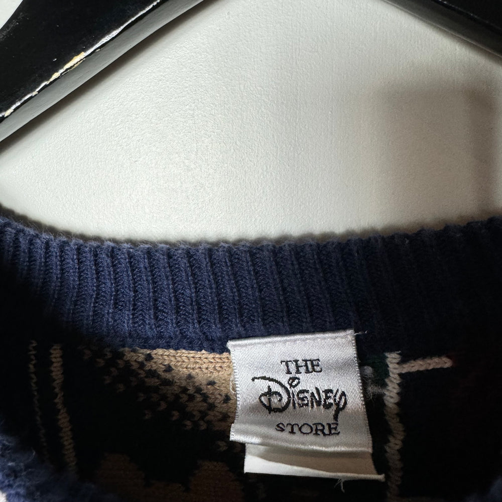 Vintage 90's DISNEY Mickey Mouse COOGI Style Cable Knit Sweater