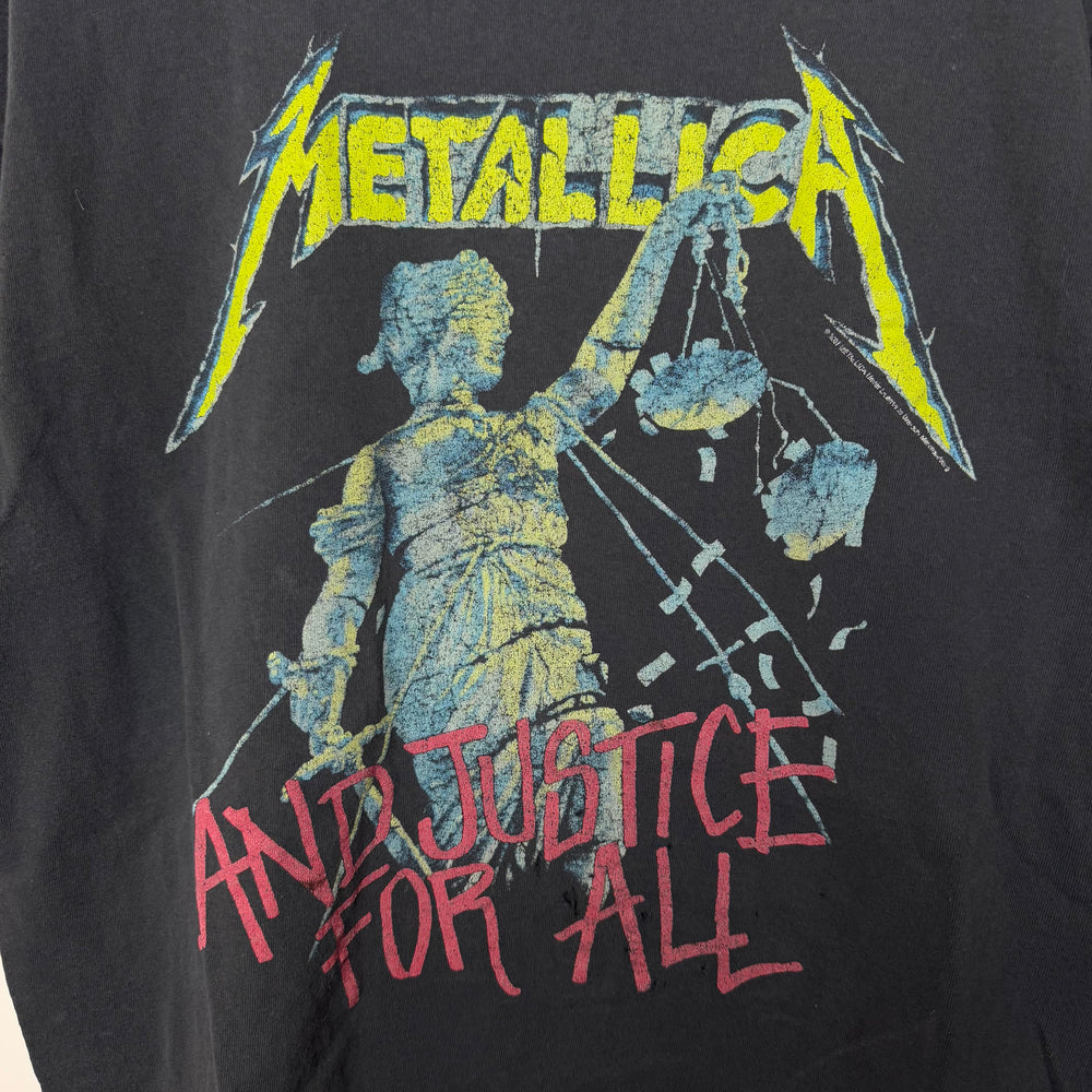 Vintage Distressed METALLICA Justice For All Band Tshirt